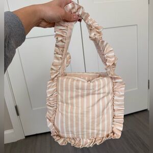 Pillow puffer tote bag